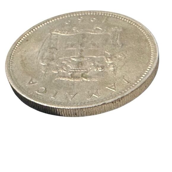 JAMAICA ( Wide Legend) KM48  1969 20 CENTS  COIN Ungraded FIRST INDEPENDENT COIN - Picture 5 of 7